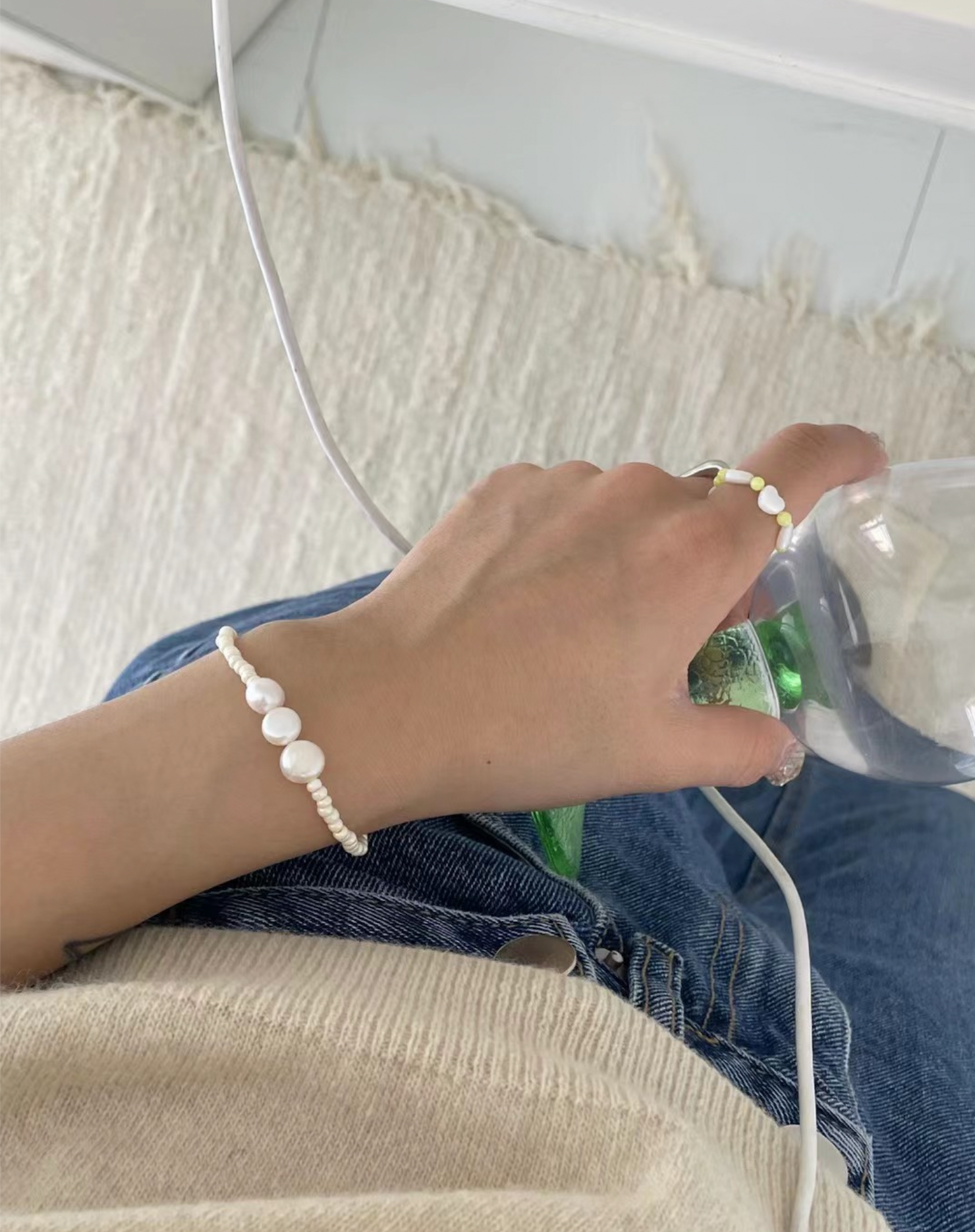 Resin Pearl Bracelet