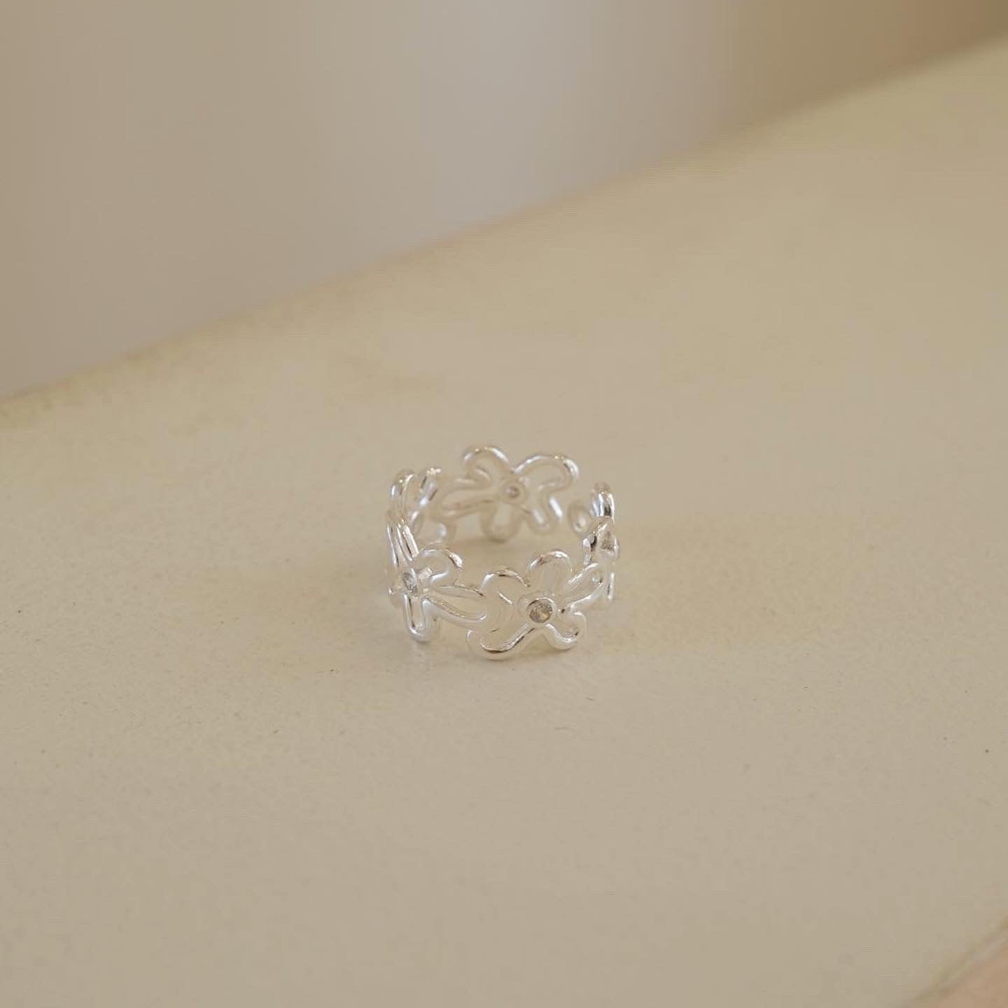 S925 Cute Daisy Ring