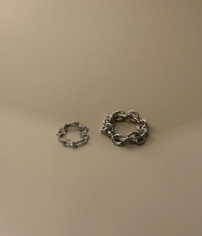 Twins Chain Ring Set