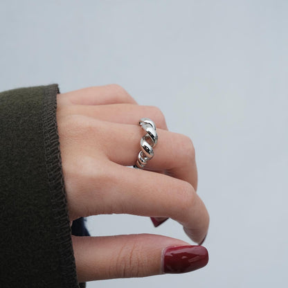 New Bold Croissant Ring