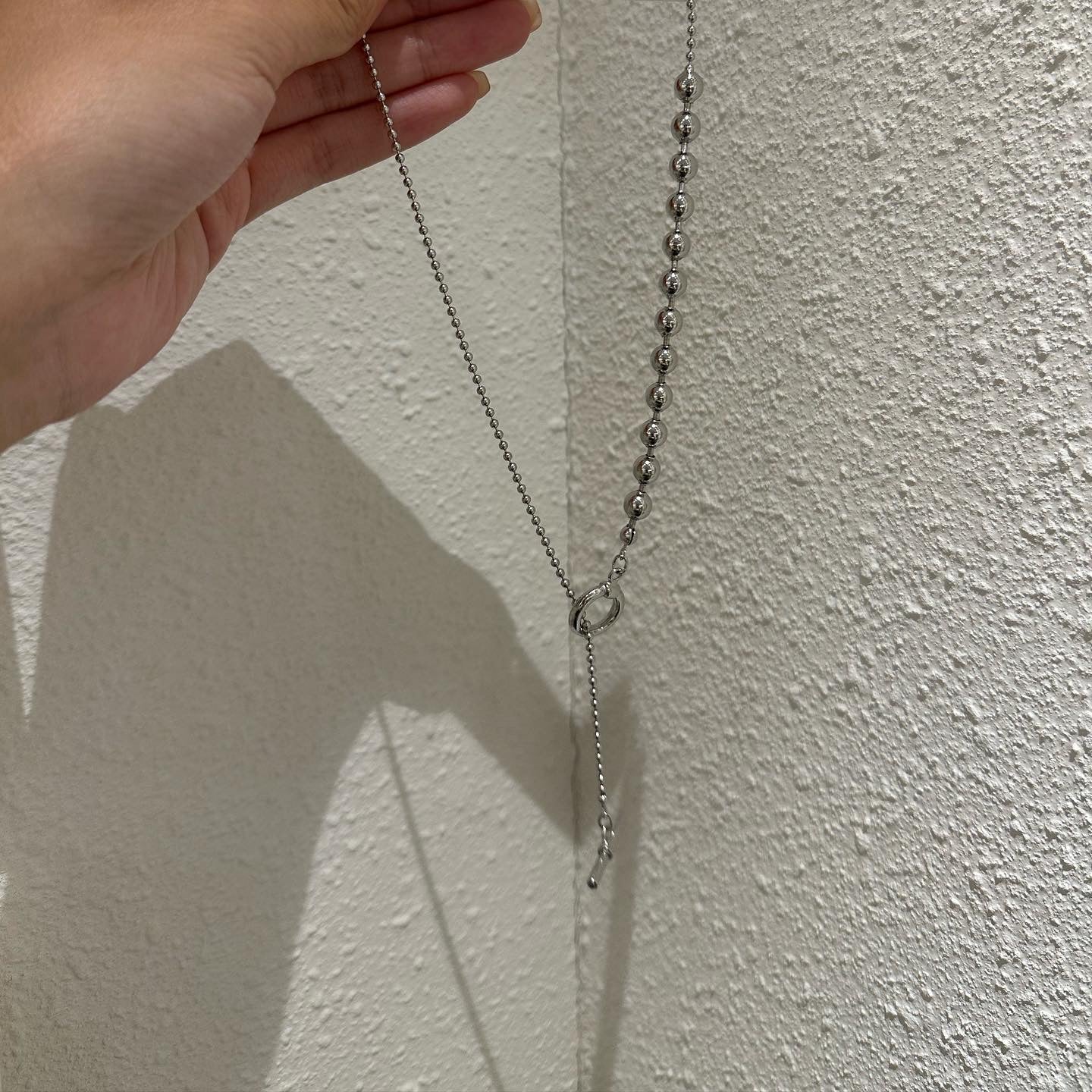 T-locked Half Bead Necklace