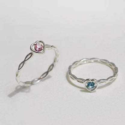 S925 Princess Heart Ring