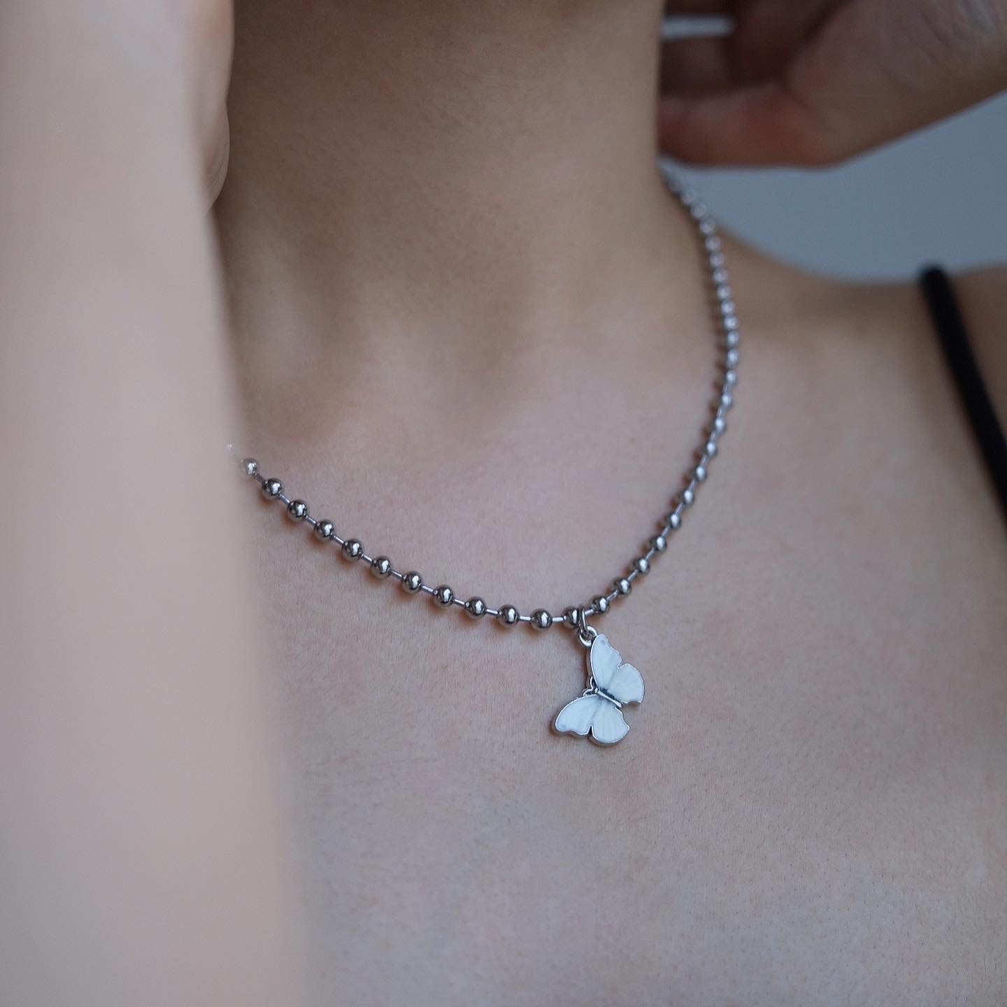 Butterfly Ball Necklace