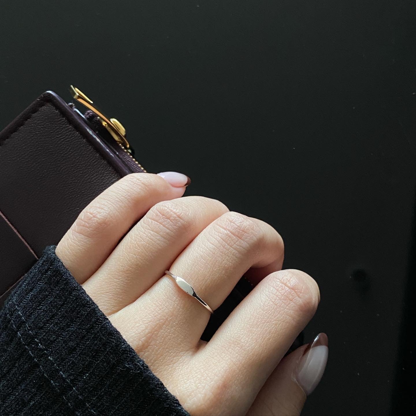 S925 Line Ring