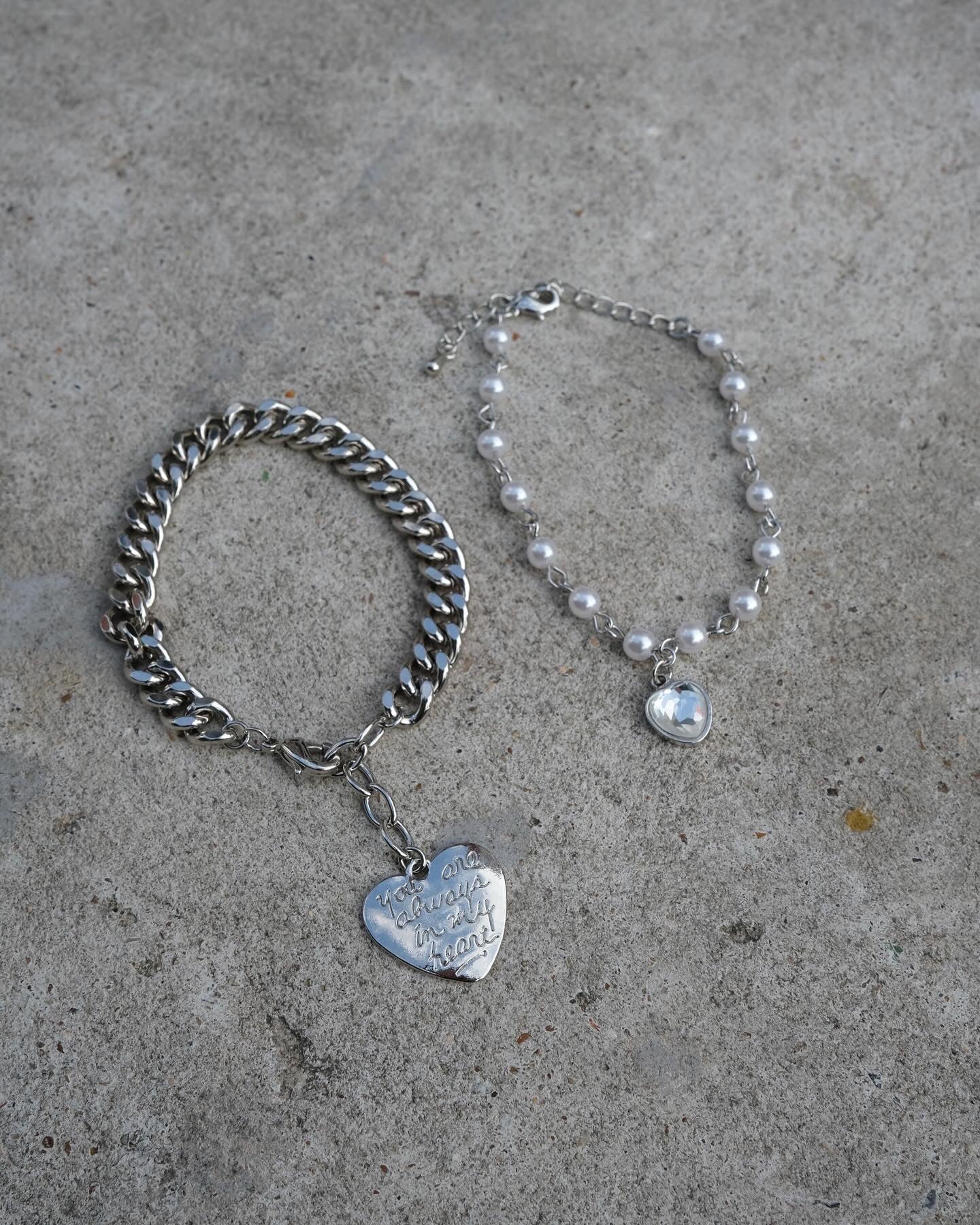 You are always in my heart Bracelet Set