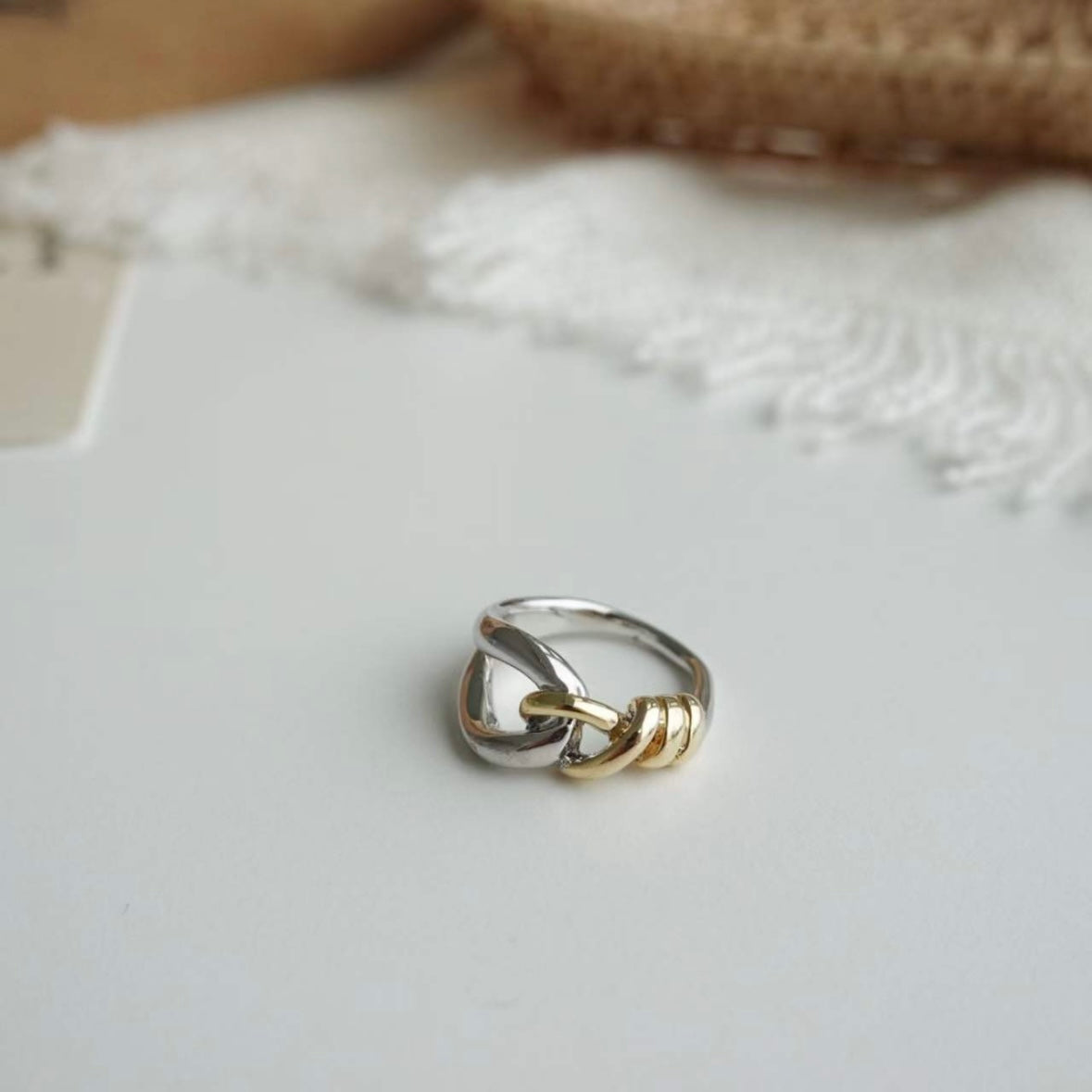 Bold Twisted Mix Ring