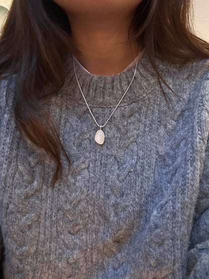 White Stone Necklace