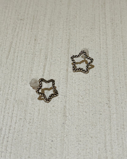 S925 Star Earrings