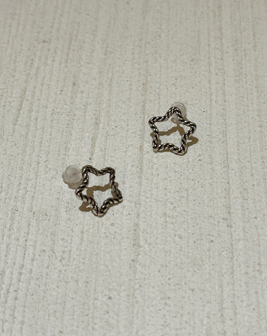 S925 Star Earrings