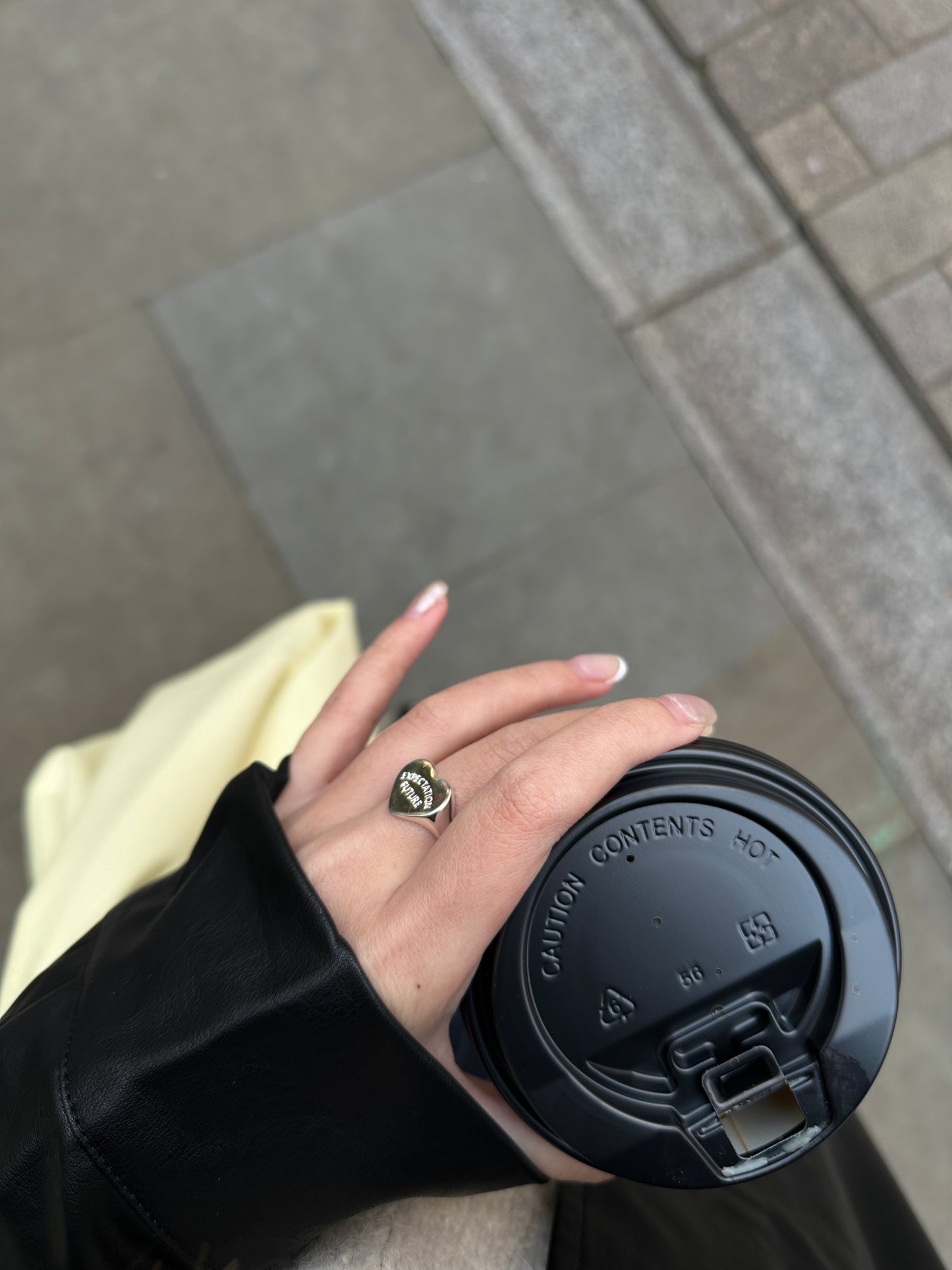 S925 Expectation Future Bold Ring