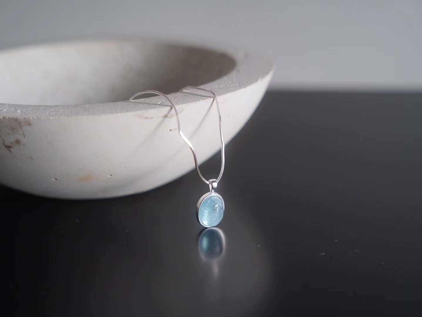 S925 Blue Stone Necklace