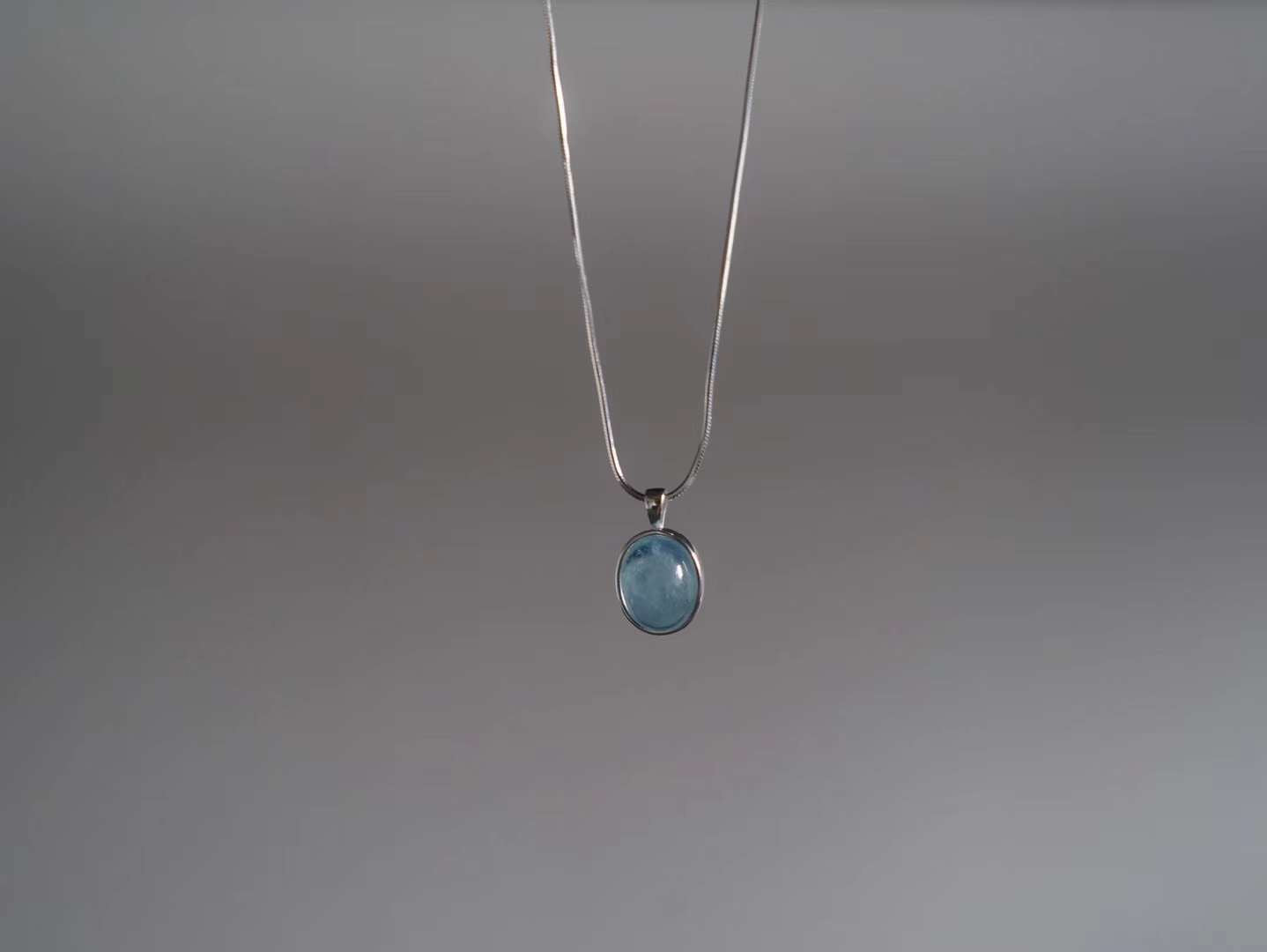 S925 Blue Stone Necklace