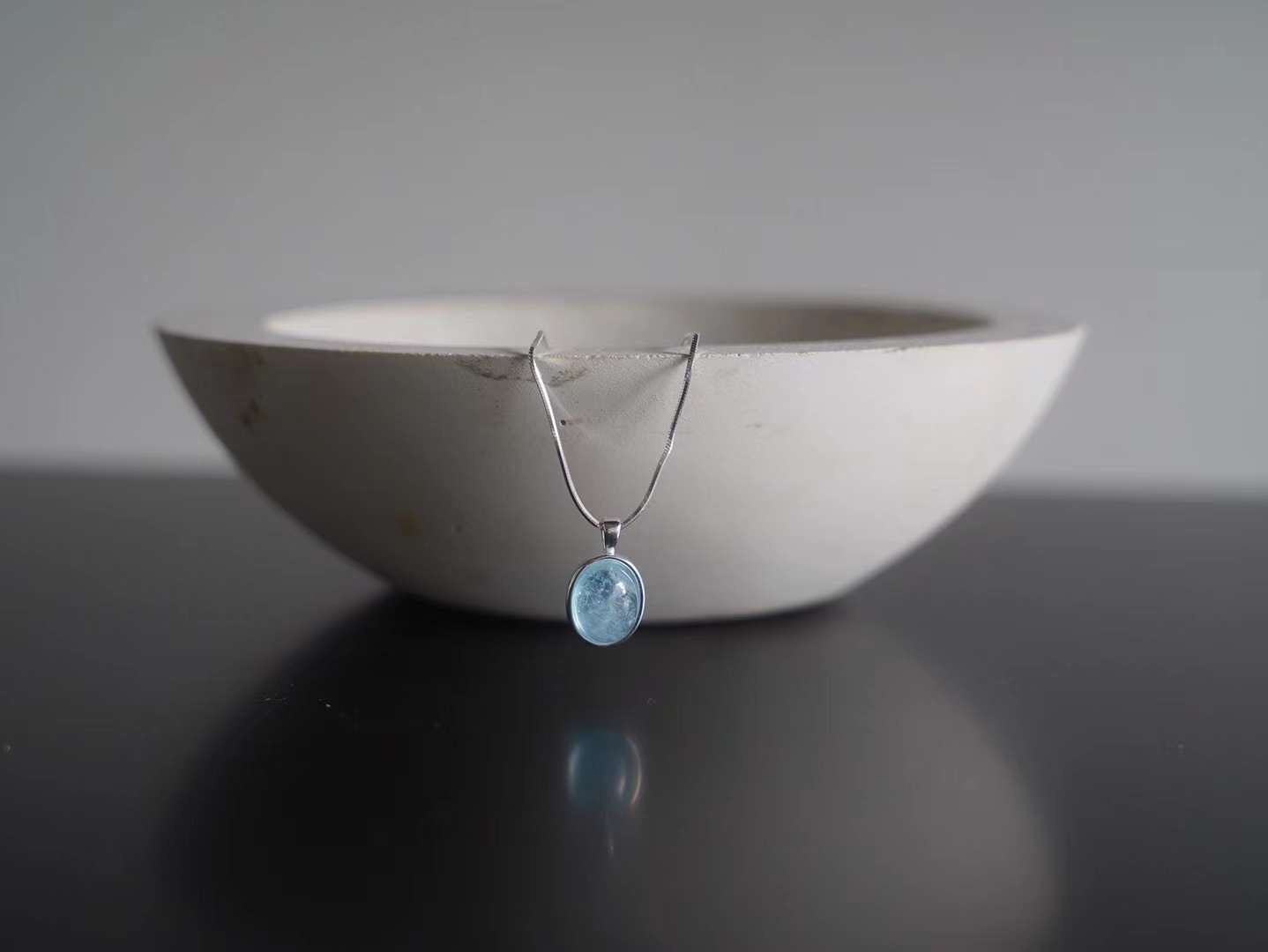 S925 Blue Stone Necklace