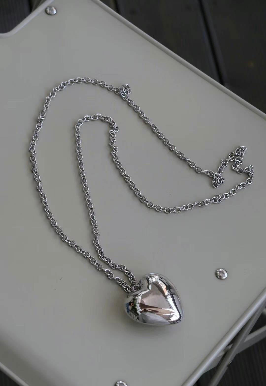 Cross Body Heart Chain