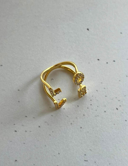 Gold Love Ring