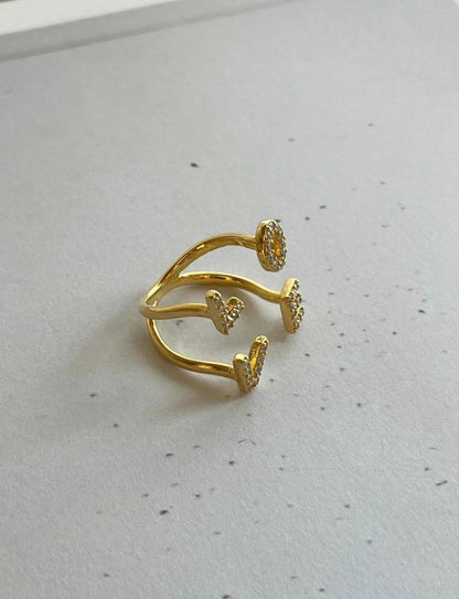 Gold Love Ring