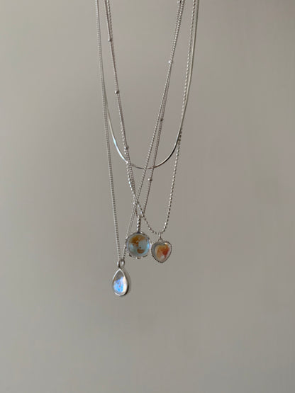 S925 Moonstone Necklace