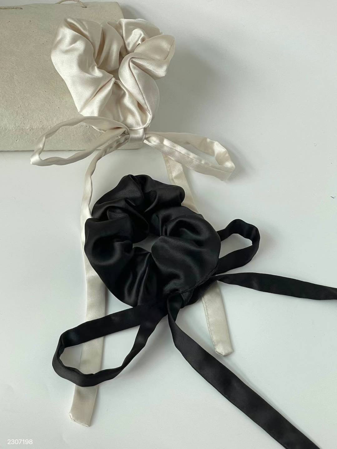 Thick Ribbon Bow Hair Tie