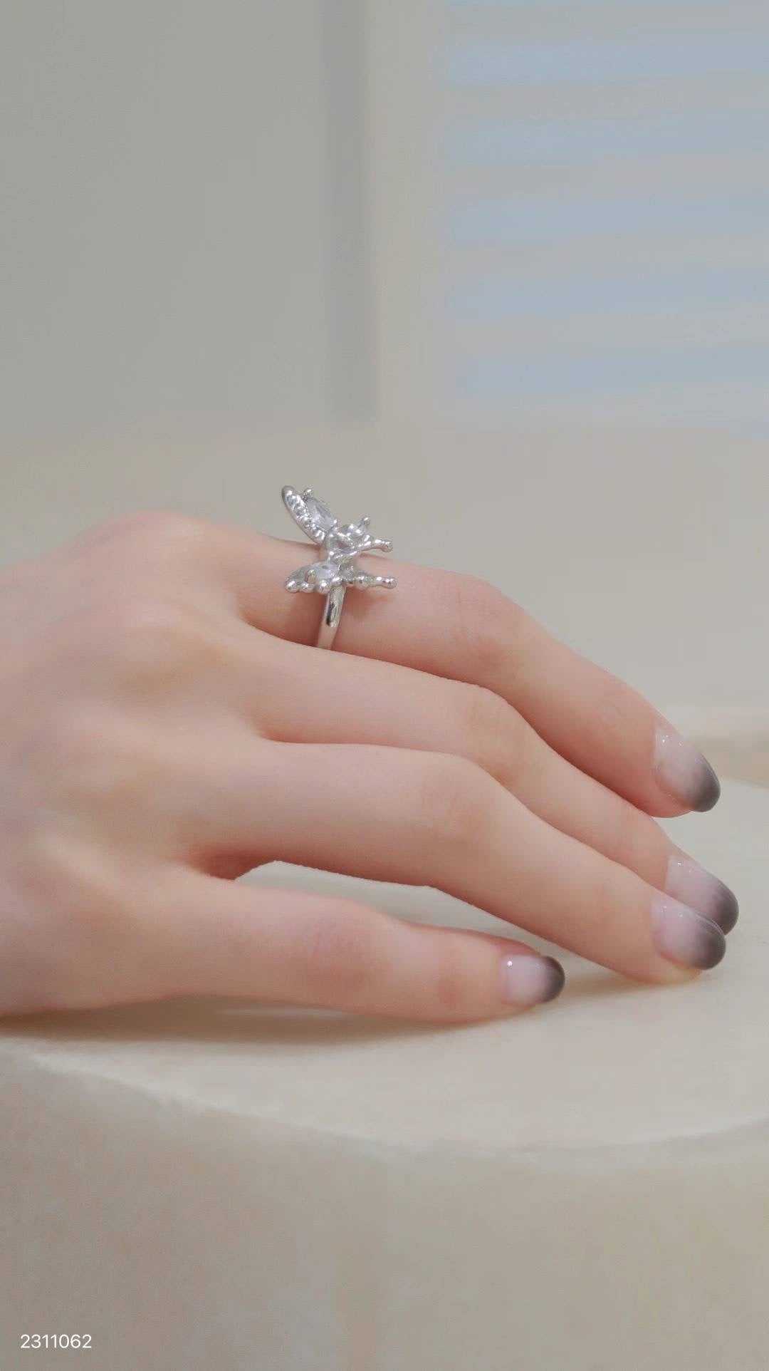 Y2K Butterfly Ring