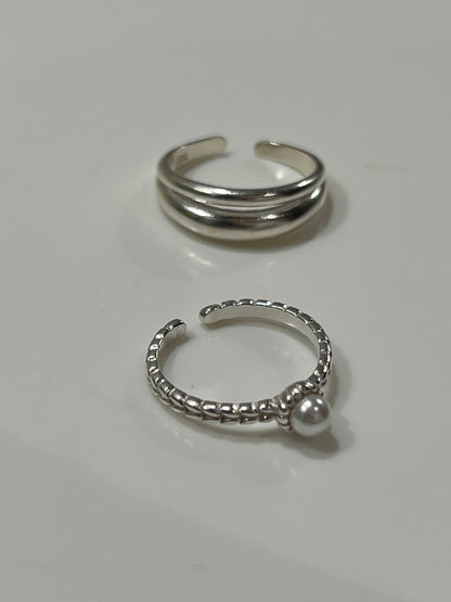 S925 One Pearl Ring