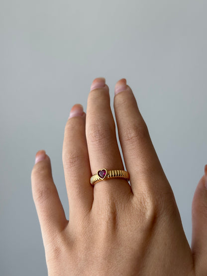 Bold Heart Ring